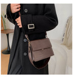 Stone Pattern Shoulder Crossbody Bag