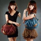Trendy Canvas Tote Bag - Stylish Women's Shoulder Bag