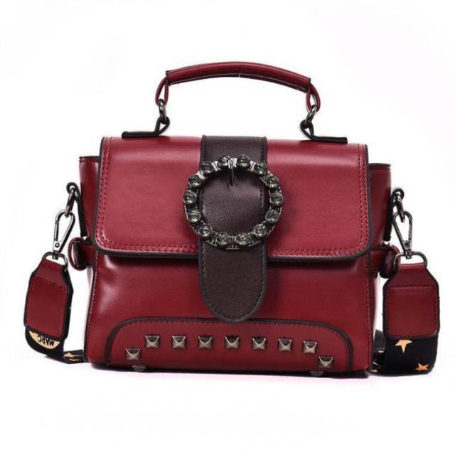 Versatile Crossbody Women's Bag - Small Square Design