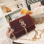 Fringe Crossbody Bag, Small Square Bag, Shoulder Bag