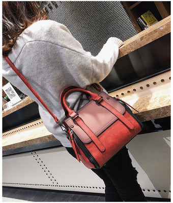 Frosted Convertible Bucket Tote Bag