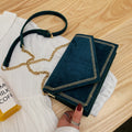 Versatile Chain Crossbody Velvet Mini Bag