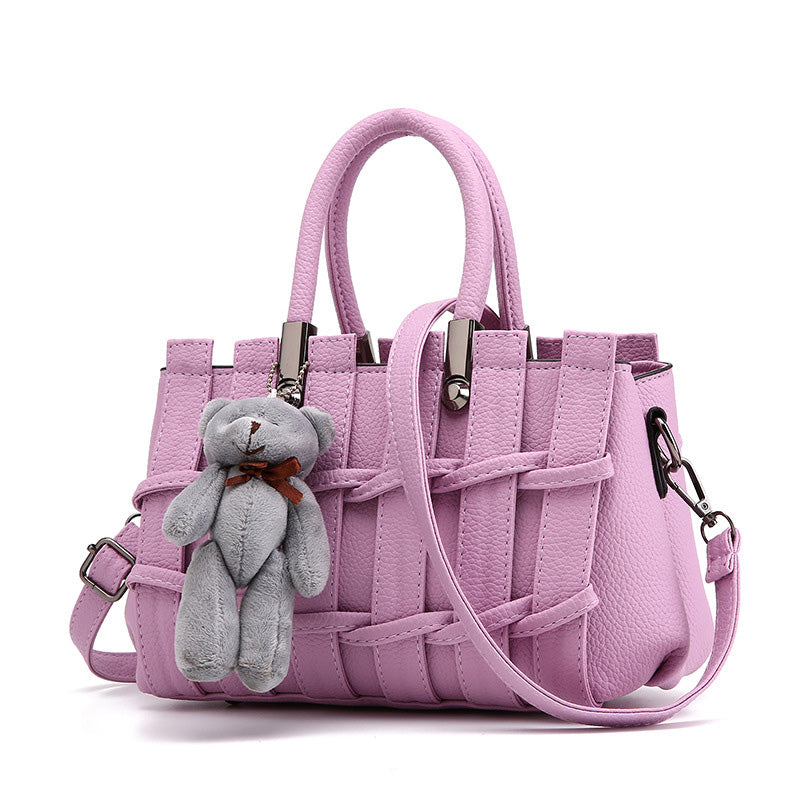Stylish 2018 Women's Shoulder and Handbag with Charm