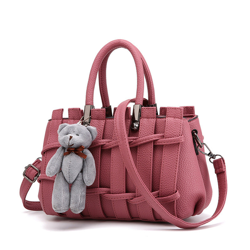 Stylish 2018 Women's Shoulder and Handbag with Charm