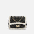 Pearl Messenger Small Square Bag