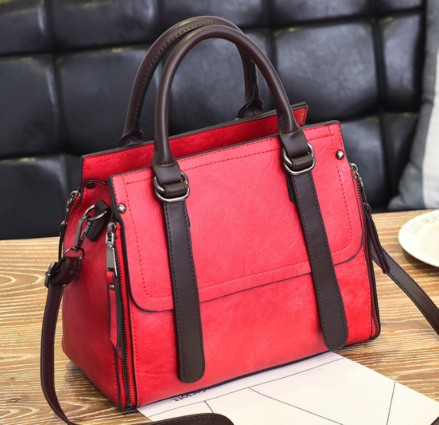 Frosted Convertible Bucket Tote Bag