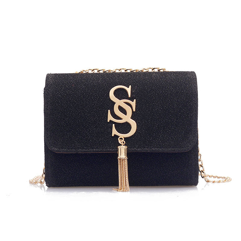 Fringe Crossbody Bag, Small Square Bag, Shoulder Bag