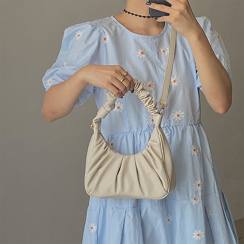 Cloud Pleated Women's Shoulder Crossbody Bag