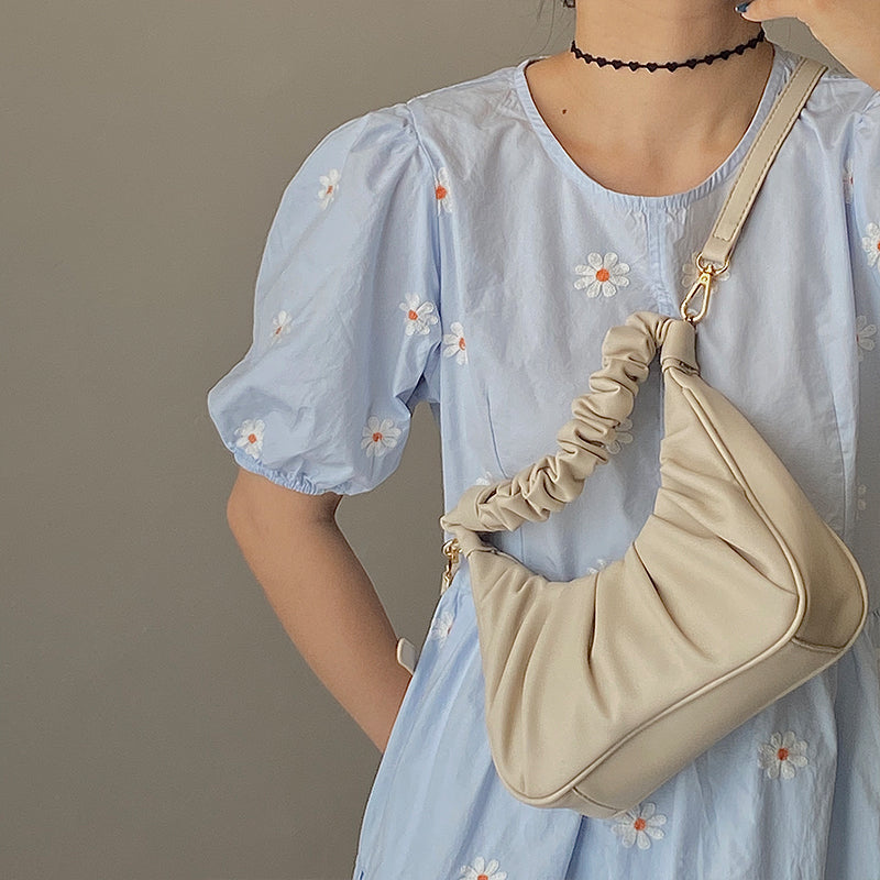 Cloud Pleated Women's Shoulder Crossbody Bag