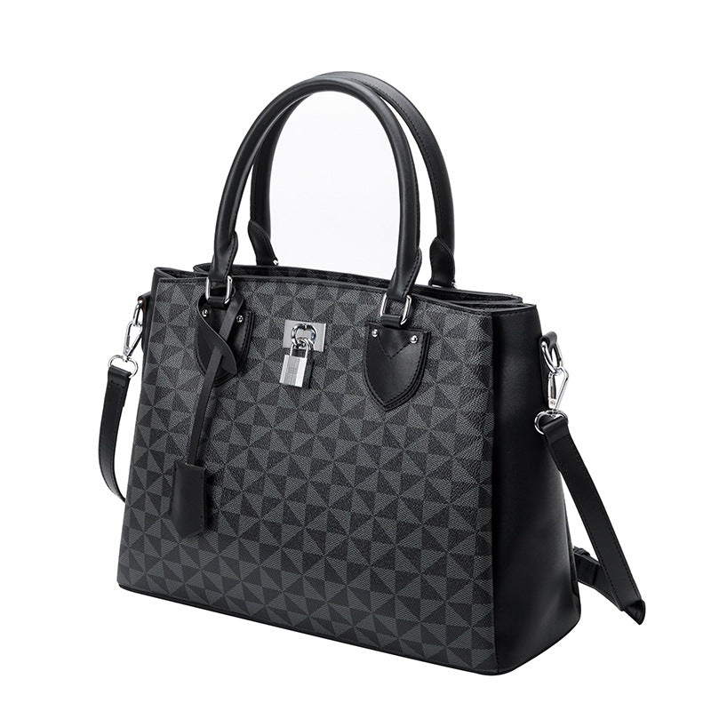Plaid Women's Fashion Handbag - Shoulder & Crossbody