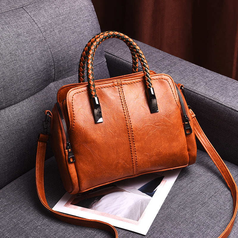 2019 Retro Stylish Boston Bag - Versatile Crossbody Bag