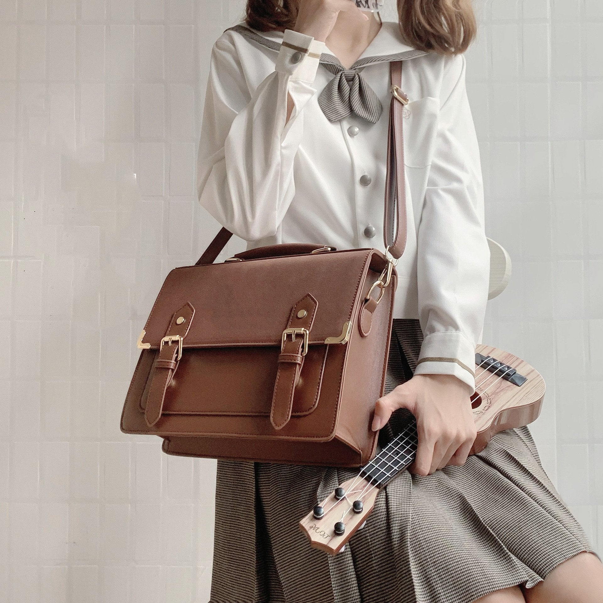 Women's Fashion Simple Crossbody Shoulder Handbag