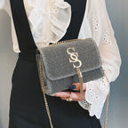 Fringe Crossbody Bag, Small Square Bag, Shoulder Bag