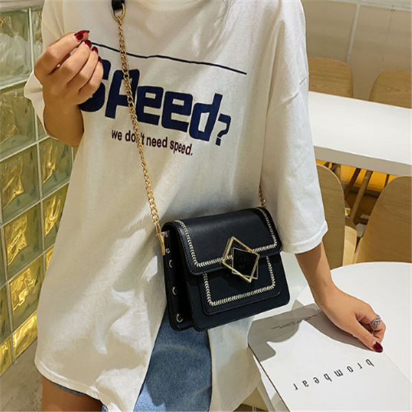 Versatile Chain Shoulder Crossbody Bag, Fresh Style