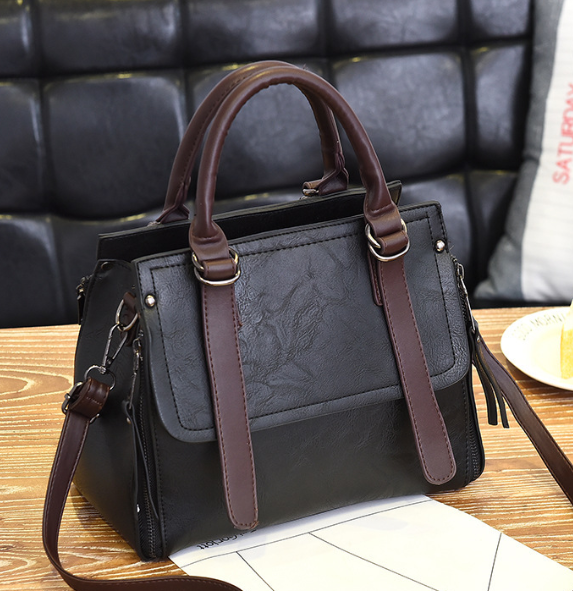 Frosted Convertible Bucket Tote Bag