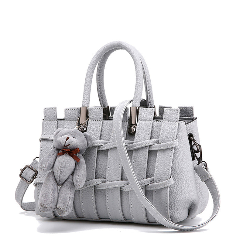 Stylish 2018 Women's Shoulder and Handbag with Charm
