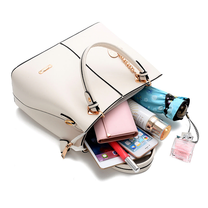 Fashionable Women's Bucket Bag - Shoulder & Tote Style