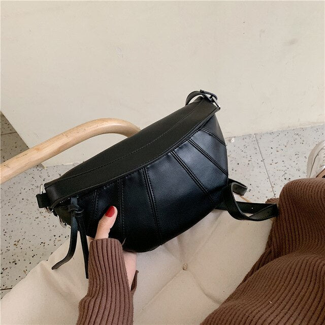 Retro Chic Embroidered Saddle Crossbody Bag 2019
