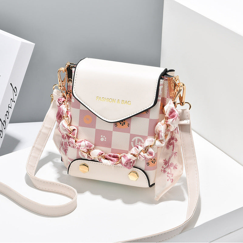 Trendy Women's Single Shoulder Messenger Bag for Phones