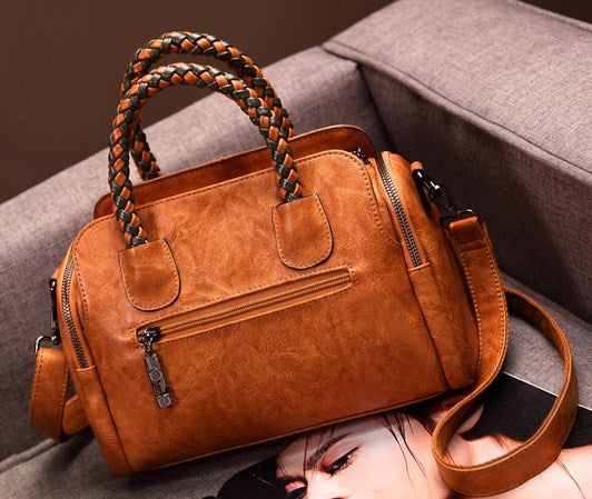 2019 Retro Stylish Boston Bag - Versatile Crossbody Bag