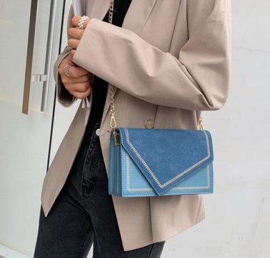 Versatile Chain Crossbody Velvet Mini Bag