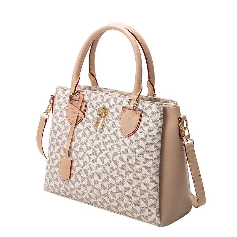 Plaid Women's Fashion Handbag - Shoulder & Crossbody