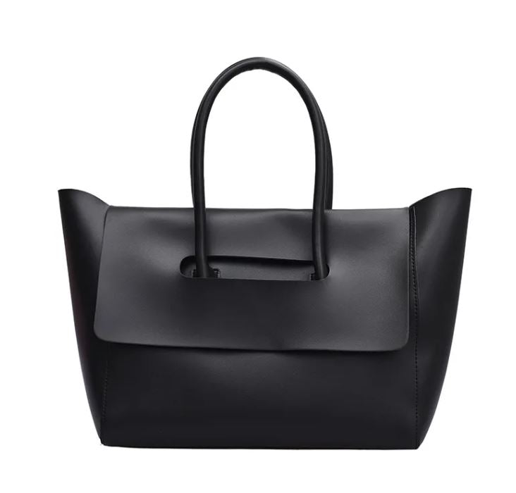 Large Capacity PU Leather Shoulder Bag