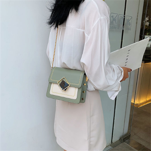 Versatile Chain Shoulder Crossbody Bag, Fresh Style