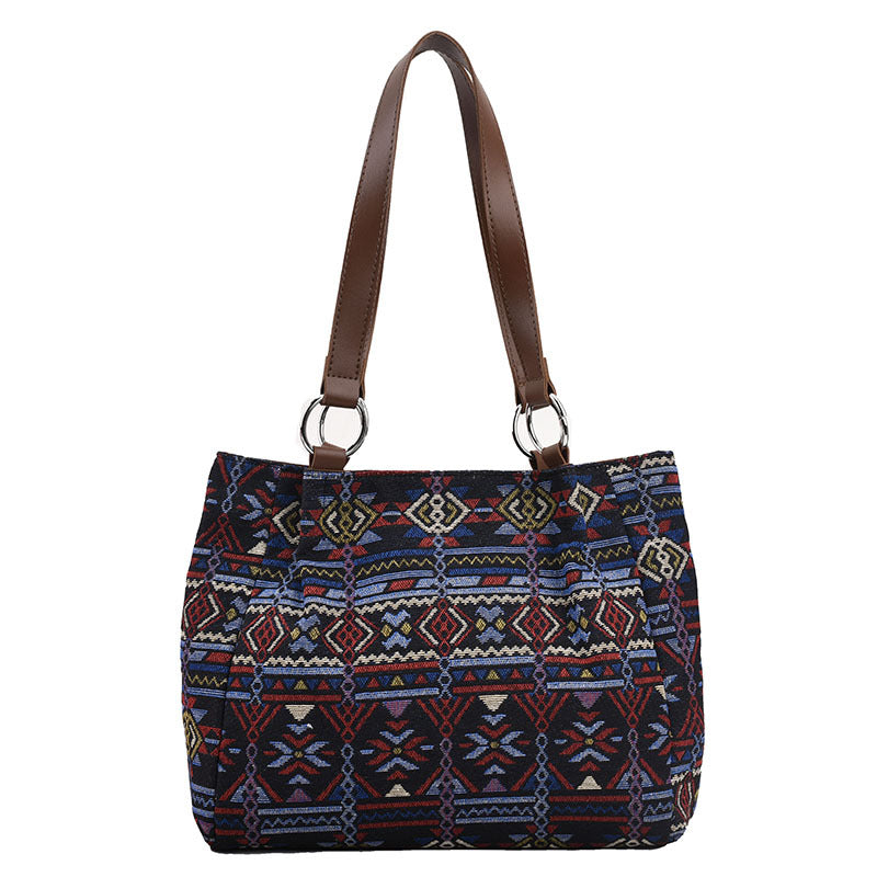 Large Capacity Women's Tote Bag - Stylish Canvas Shoulder Bag