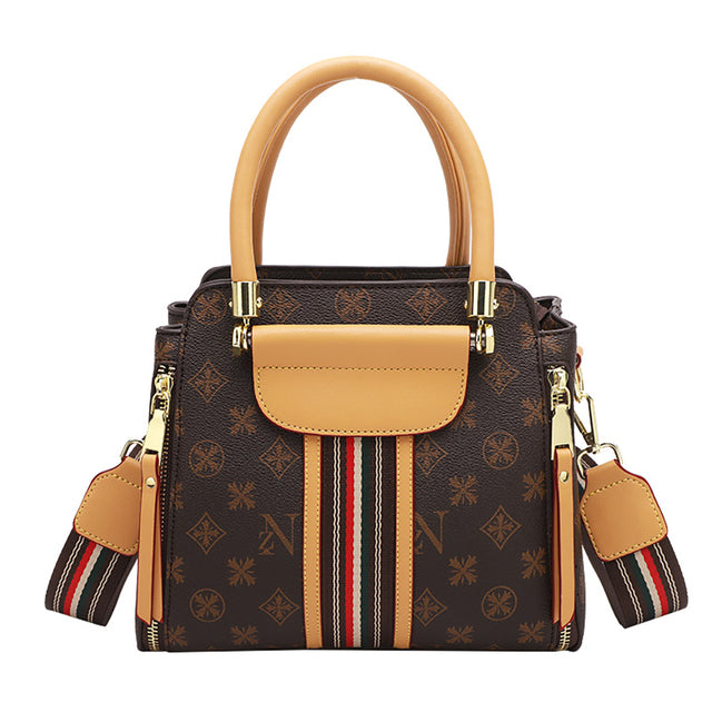 Versatile Women's Crossbody Bag with Unique Fabric Design
