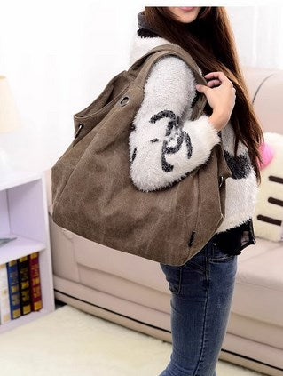 Large Capacity Canvas Tote Shoulder Bag