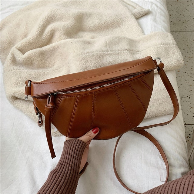 Retro Chic Embroidered Saddle Crossbody Bag 2019