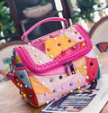 Retro Sheepskin Women's Crossbody Shoulder Bag
