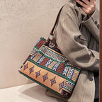 Large Capacity Women's Tote Bag - Stylish Canvas Shoulder Bag